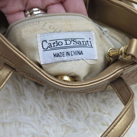 5 For $25 Gold and Tan Shoulder Bags with Natural Fiber Look - Picture 6 of 6